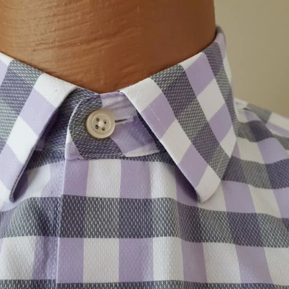 Banana Republic Small Dress Shirt Checked Plaid - Picture 5 of 5